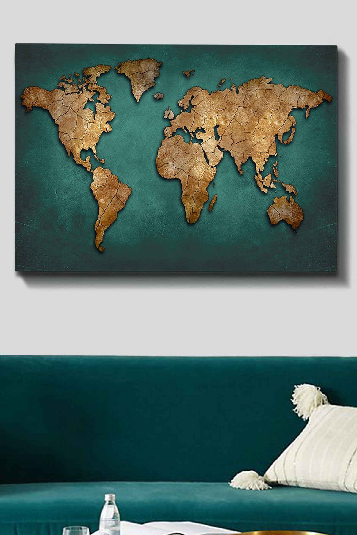 Pintura decorativa em tela – 70 x 100 cm – madeira – tela