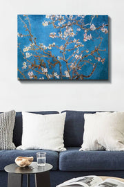 Pintura decorativa em tela de Vincent van Gogh, 70 x 100 cm | 100% tela, 100% moldura de madeira (3 cm de espessura) | Perfeito para amantes de decoração e arte