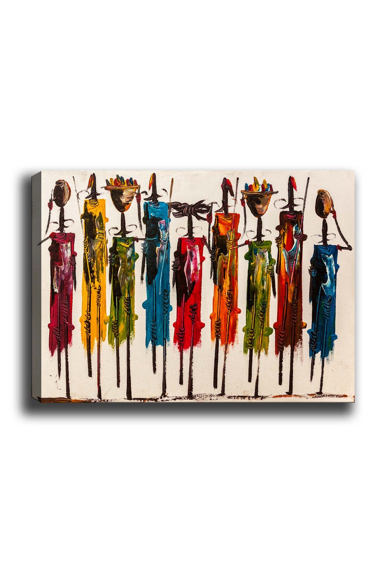 Impressionante pintura decorativa em tela, 70 x 100 cm | 100% tela, 100% moldura de madeira (3 cm de espessura) | Perfeito para amantes de decoração e arte, artista anônimo