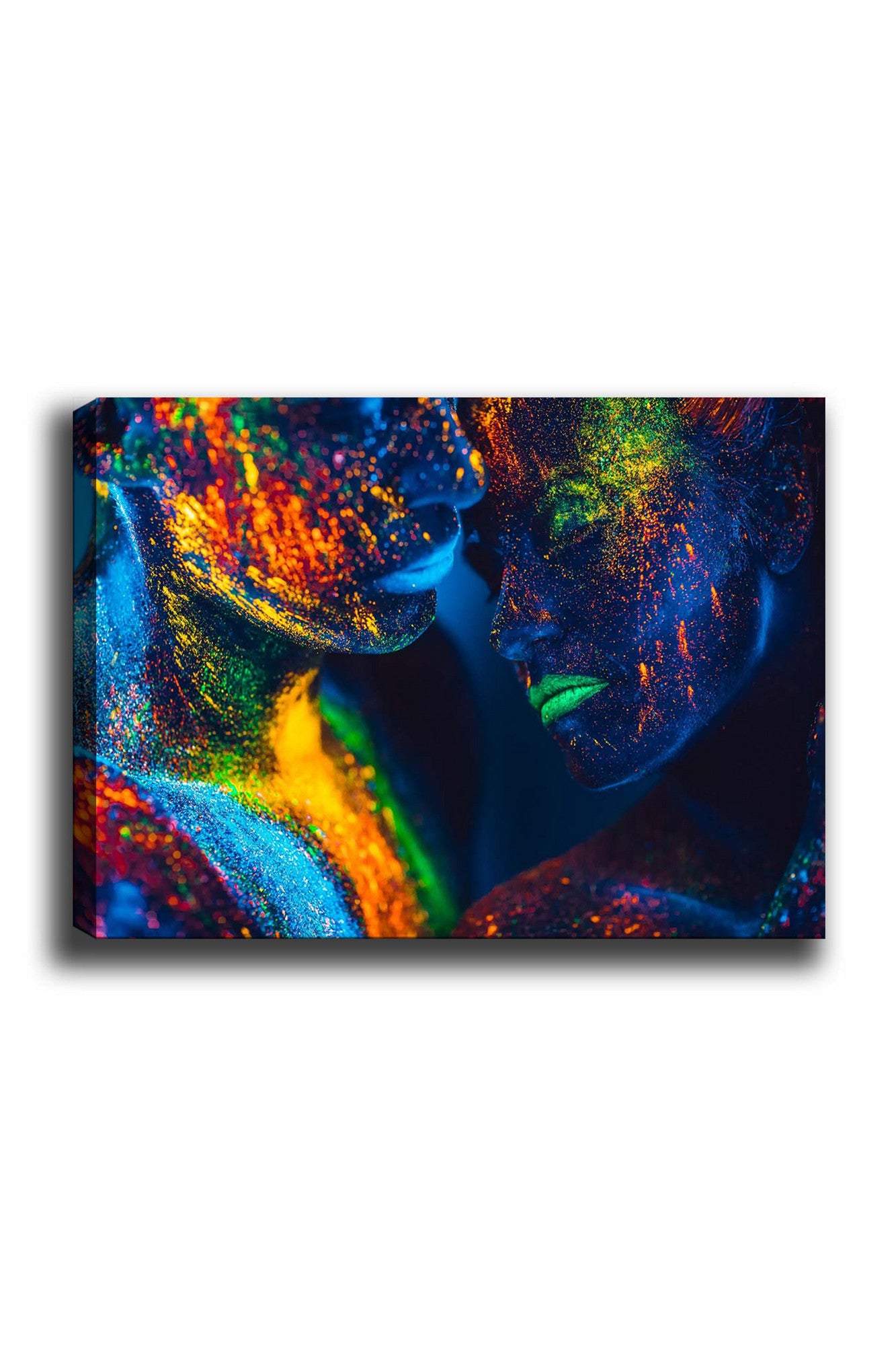 Impressionante pintura decorativa em tela, 70 x 100 cm | 100% tela, 100% moldura de madeira (3 cm de espessura) | Perfeito para amantes de decoração e arte