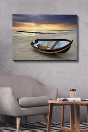 Impressionante pintura decorativa em tela, 70 x 100 cm | 100% tela, 100% moldura de madeira (3 cm de espessura) | Perfeito para amantes de decoração e arte