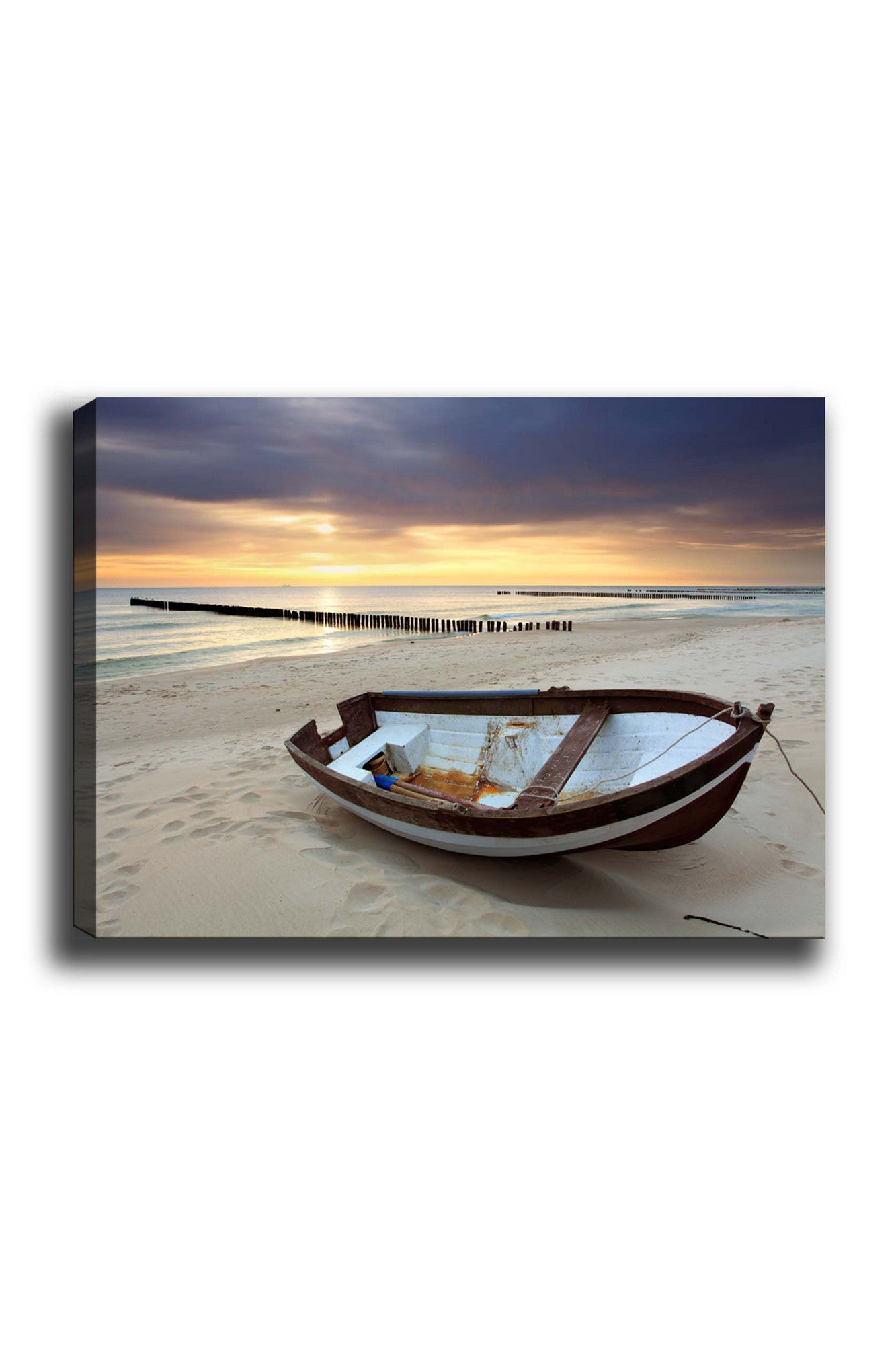 Impressionante pintura decorativa em tela, 70 x 100 cm | 100% tela, 100% moldura de madeira (3 cm de espessura) | Perfeito para amantes de decoração e arte