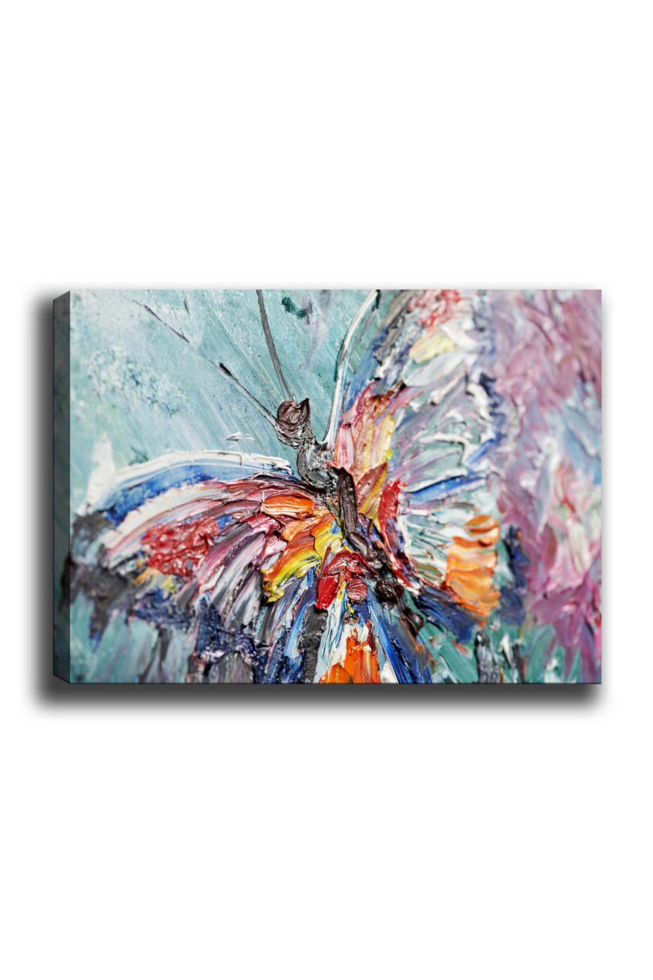 Impressionante pintura decorativa em tela, 70 x 100 cm | 100% tela, 100% moldura de madeira (3 cm de espessura) | Perfeito para amantes de decoração e arte
