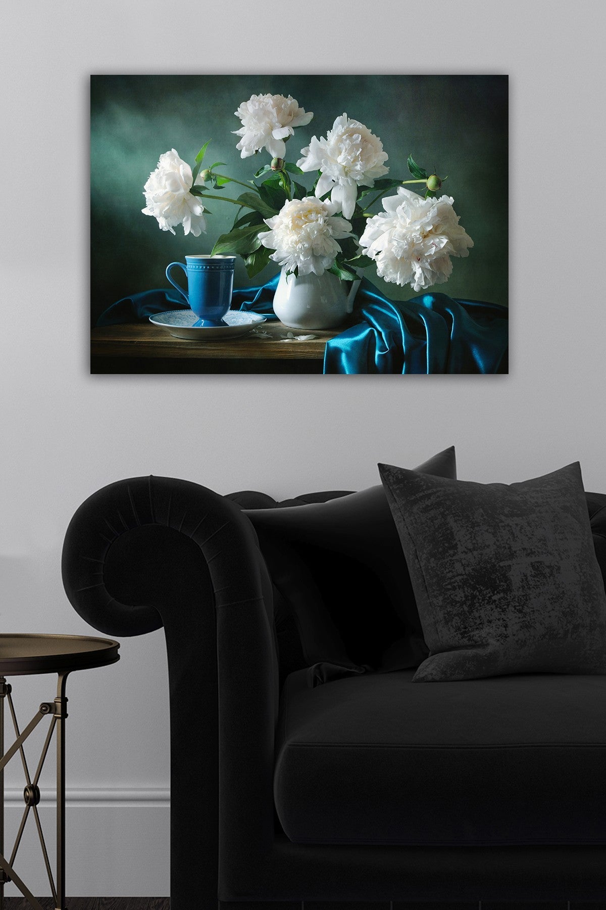 Impressionante pintura decorativa em tela, 50 x 70 cm | 100% tela, 100% moldura de madeira (3 cm de espessura) | Perfeita para amantes de decoração e arte