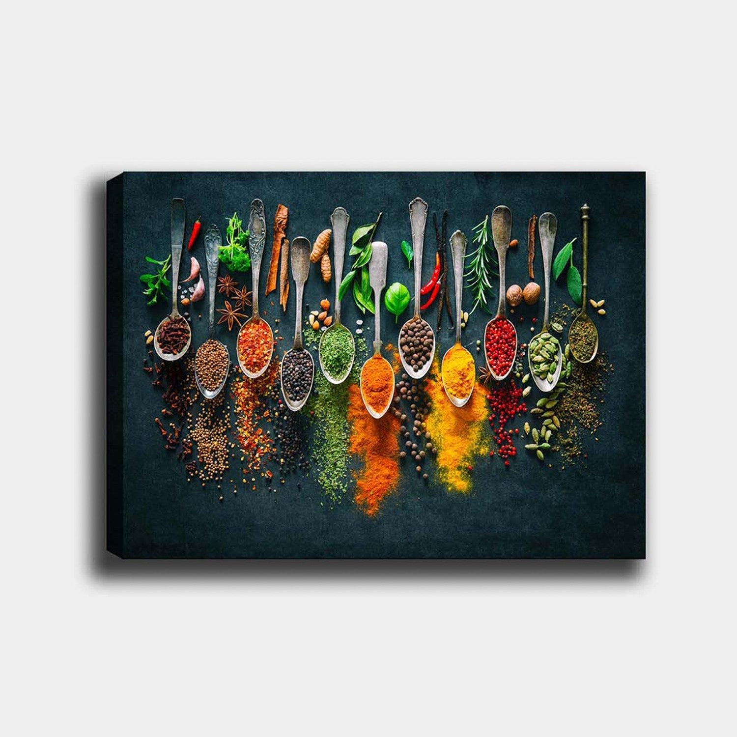 Pintura decorativa em tela – 50 x 70 cm – natural – tela e madeira