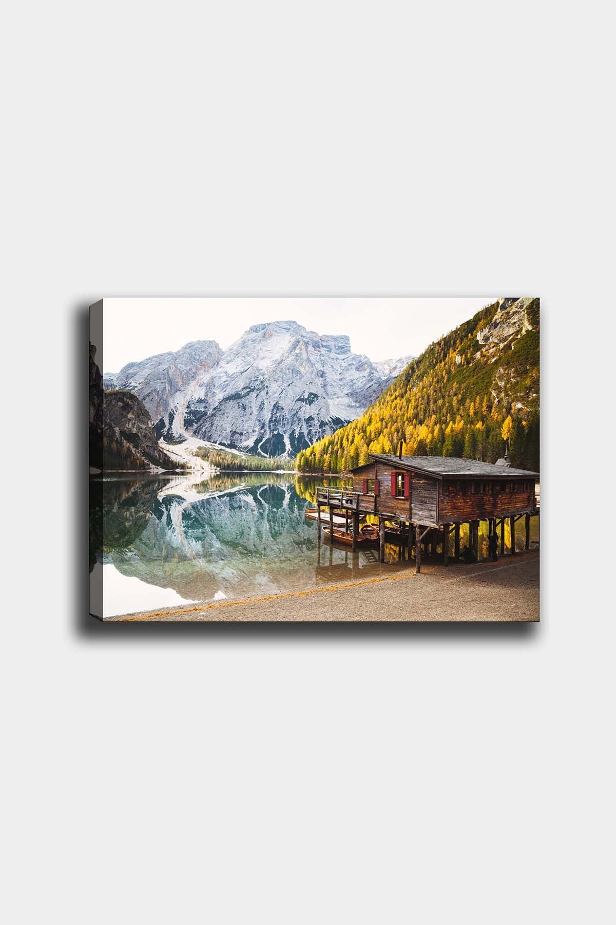 Impressionante pintura decorativa em tela, 50 x 70 cm | 100% tela, 100% moldura de madeira (3 cm de espessura) | Perfeita para amantes de decoração e arte