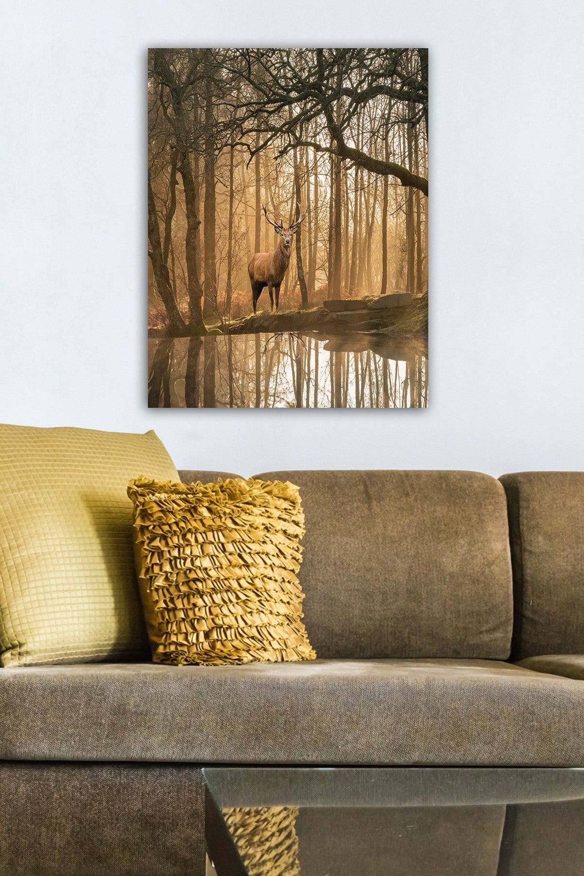 Impressionante pintura decorativa em tela, 50 x 70 cm | 100% tela, 100% moldura de madeira (3 cm de espessura) | Perfeita para amantes de decoração e arte