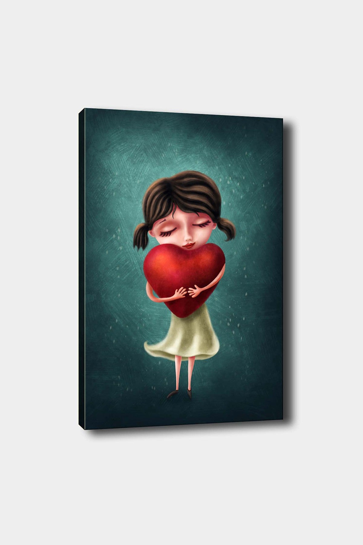 Impressionante pintura decorativa em tela, 50 x 70 cm | 100% tela, 100% moldura de madeira (3 cm de espessura) | Perfeita para amantes de decoração e arte
