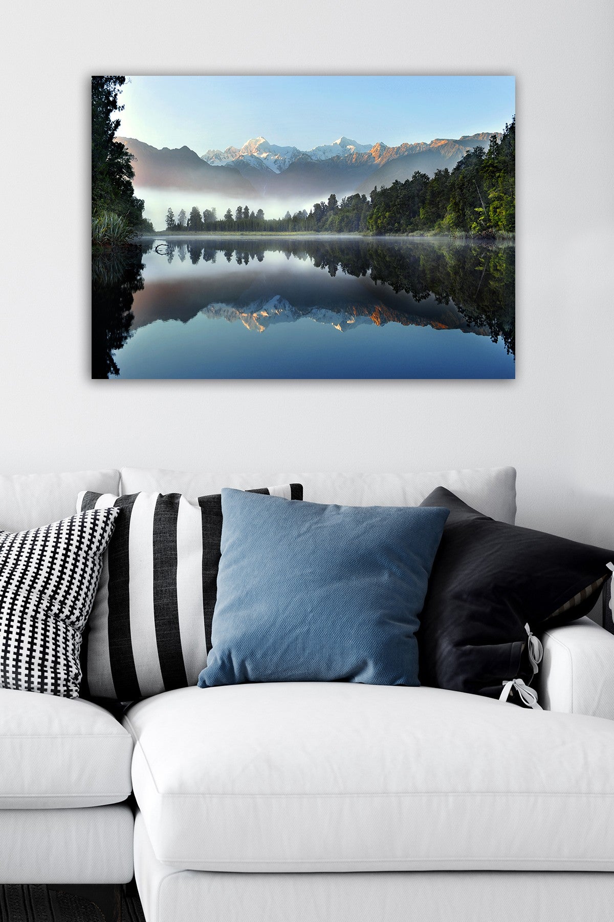 Impressionante pintura decorativa em tela, 50 x 70 cm | 100% tela, 100% moldura de madeira (3 cm de espessura) | Perfeita para amantes de decoração e arte