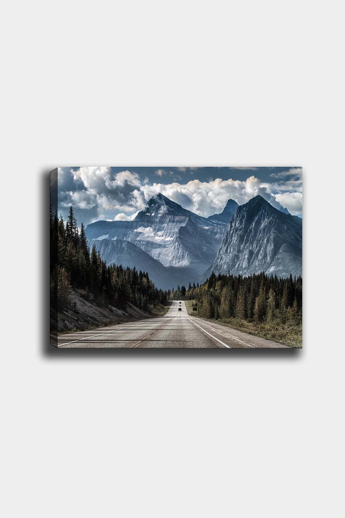 Impressionante pintura decorativa em tela, 50 x 70 cm | 100% tela, 100% moldura de madeira (3 cm de espessura) | Perfeita para amantes de decoração e arte