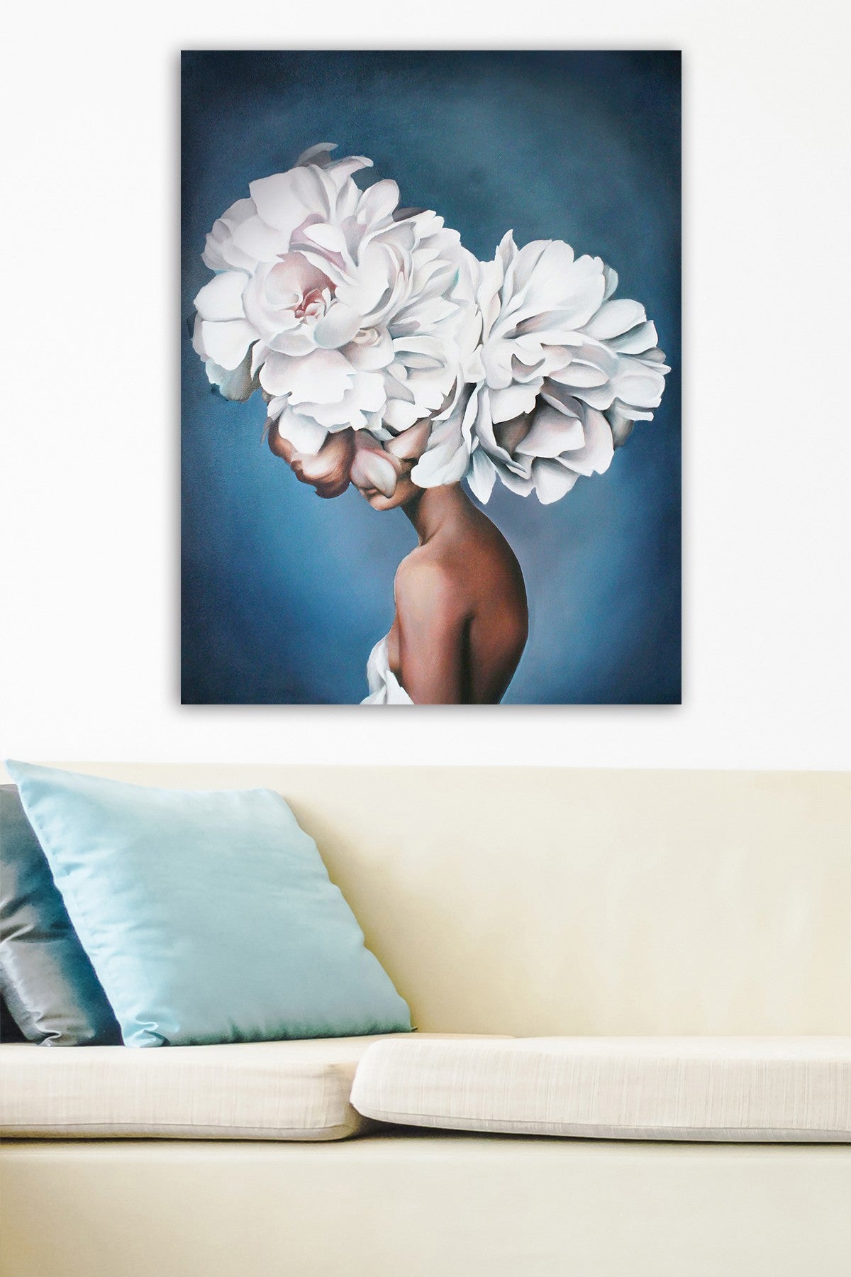 Pintura decorativa em tela – 70 x 100 cm – madeira – 100% tela, 100% moldura de madeira