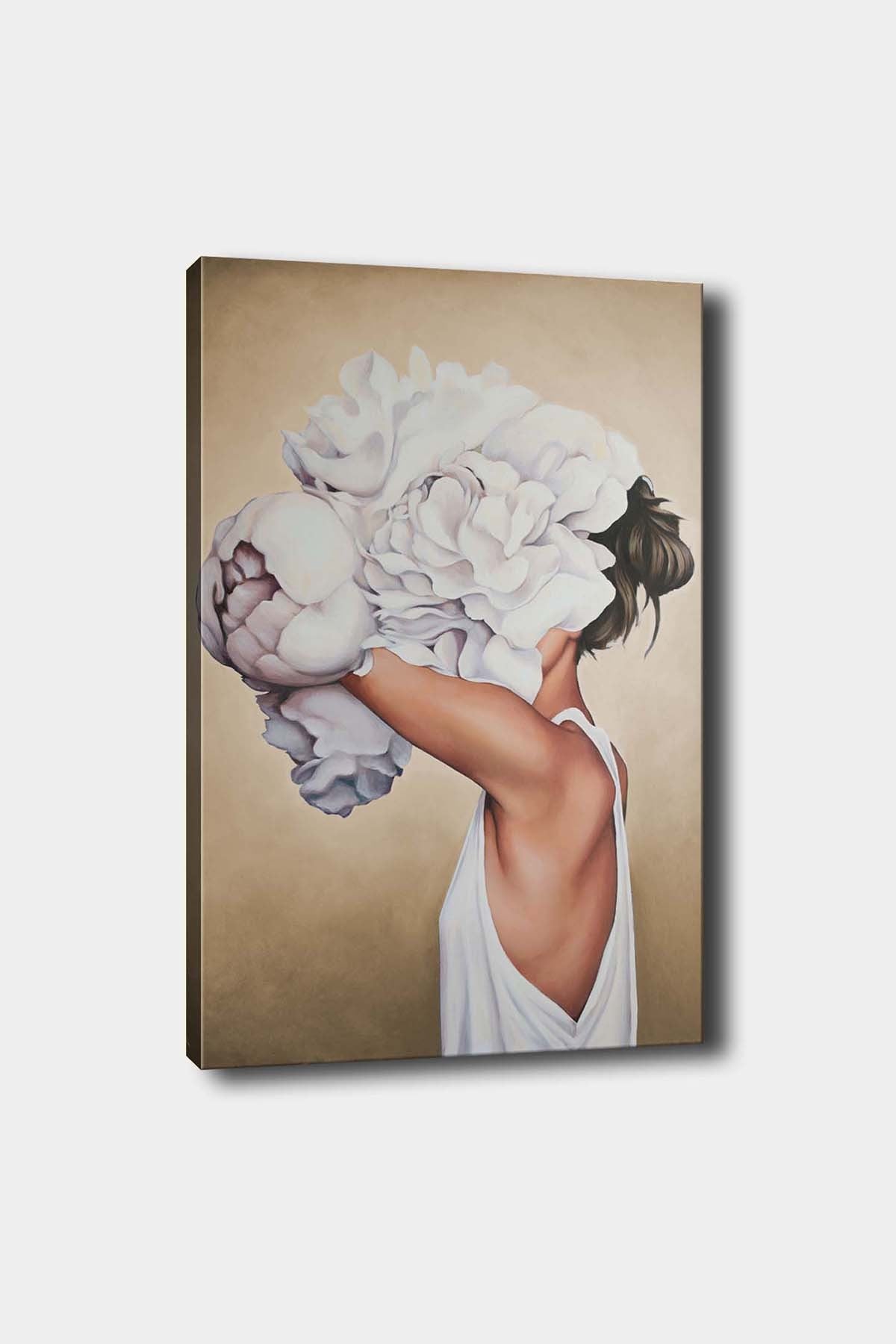 Impressionante pintura decorativa em tela, 50 x 70 cm | 100% tela, 100% moldura de madeira (3 cm de espessura) | Perfeita para amantes de decoração e arte
