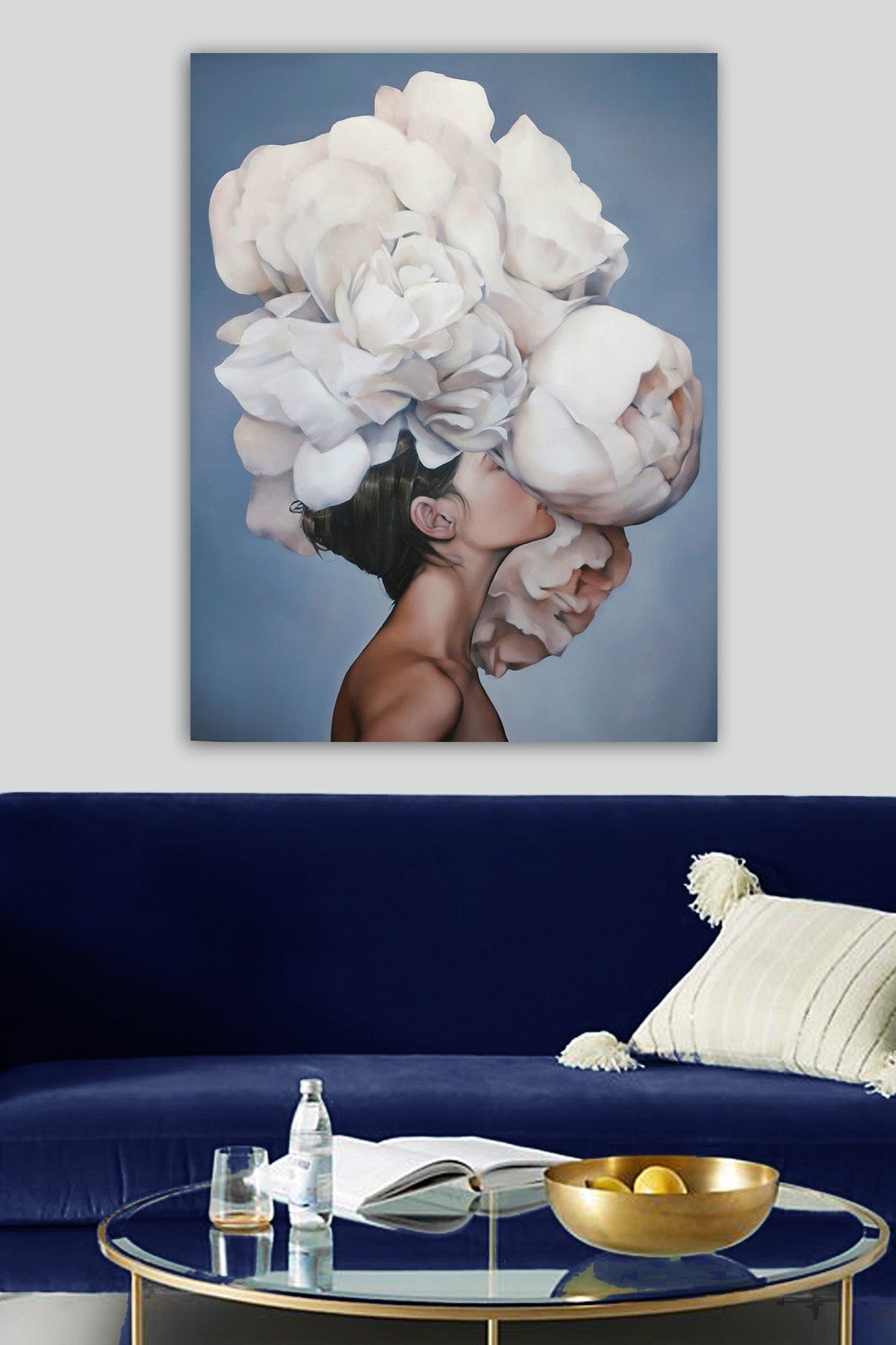 Pintura decorativa em tela – 70 x 100 cm – madeira – 100% tela