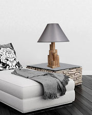 Candeeiro de mesa-Kule-Marrom
Cinza