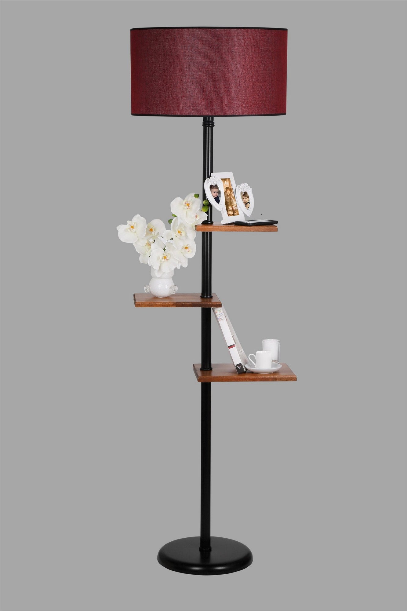 Candeeiro de Pé-Moda-Preto
Vermelho Claret
