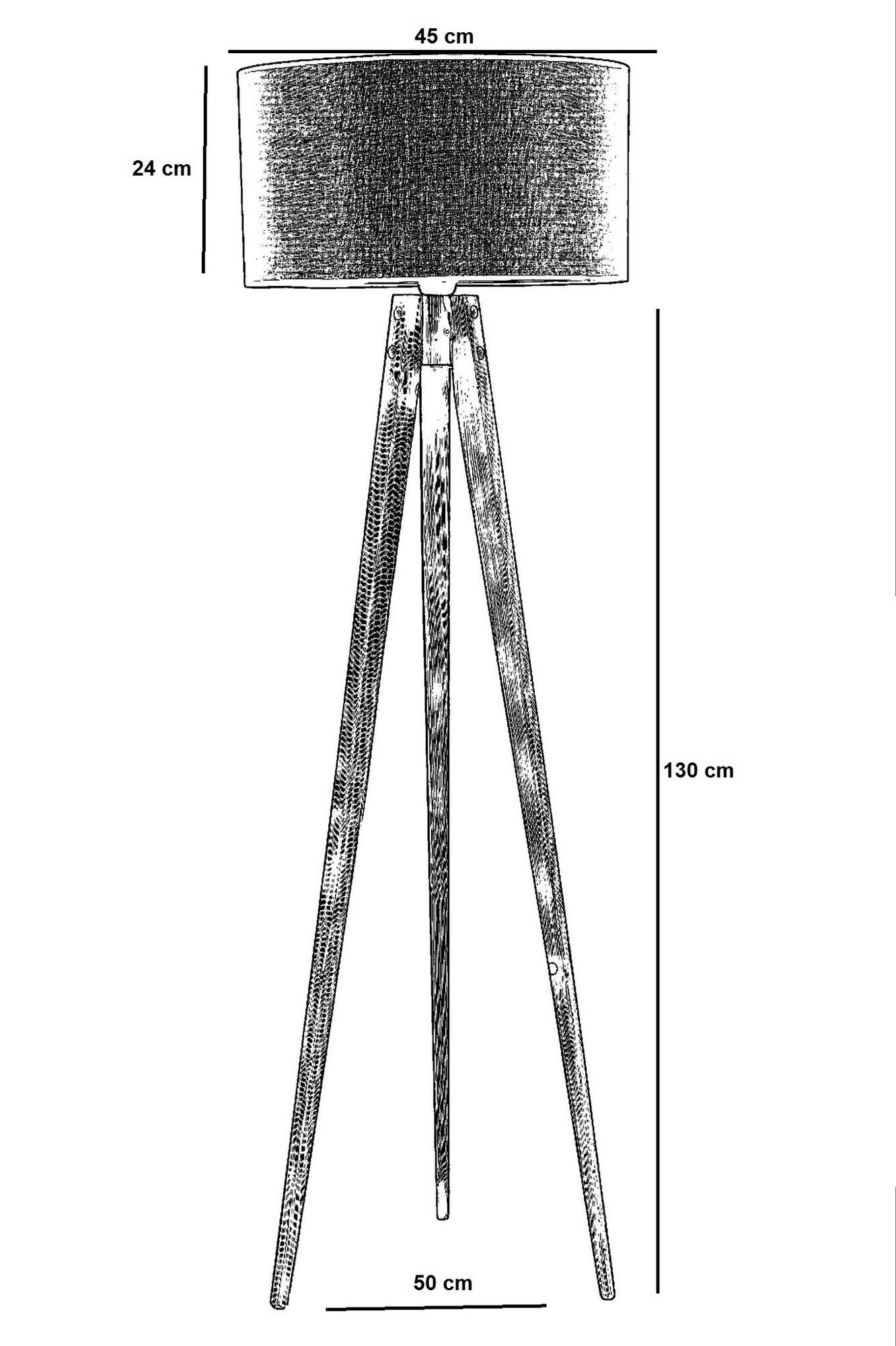 Candeeiro de Pé-Tripod-Marrom
Vermelho Claret
