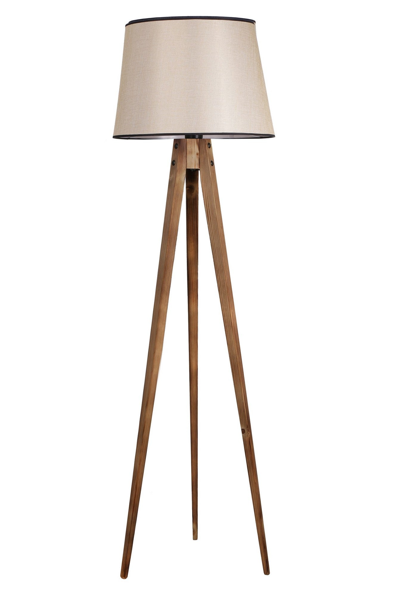 Candeeiro de Pé-Tripod-Marrom