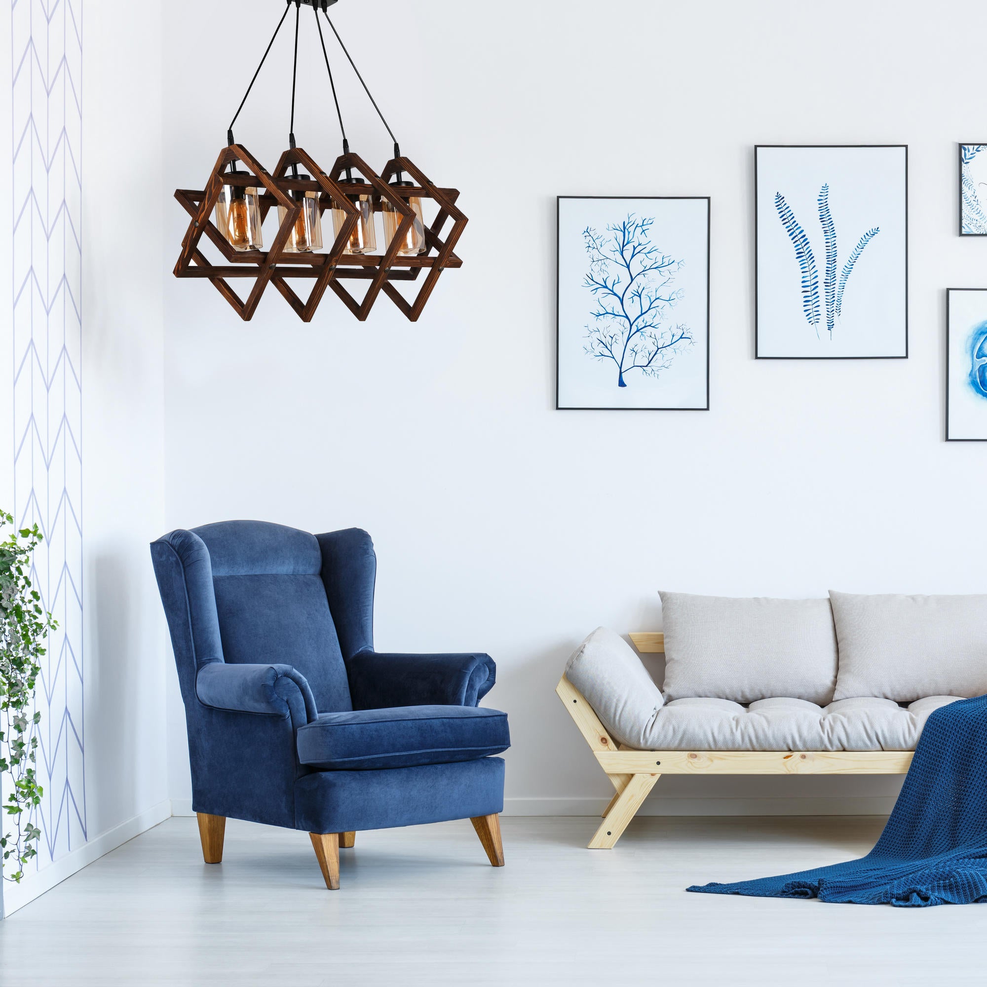 Candeeiro de Teto  - Berlin - Noz