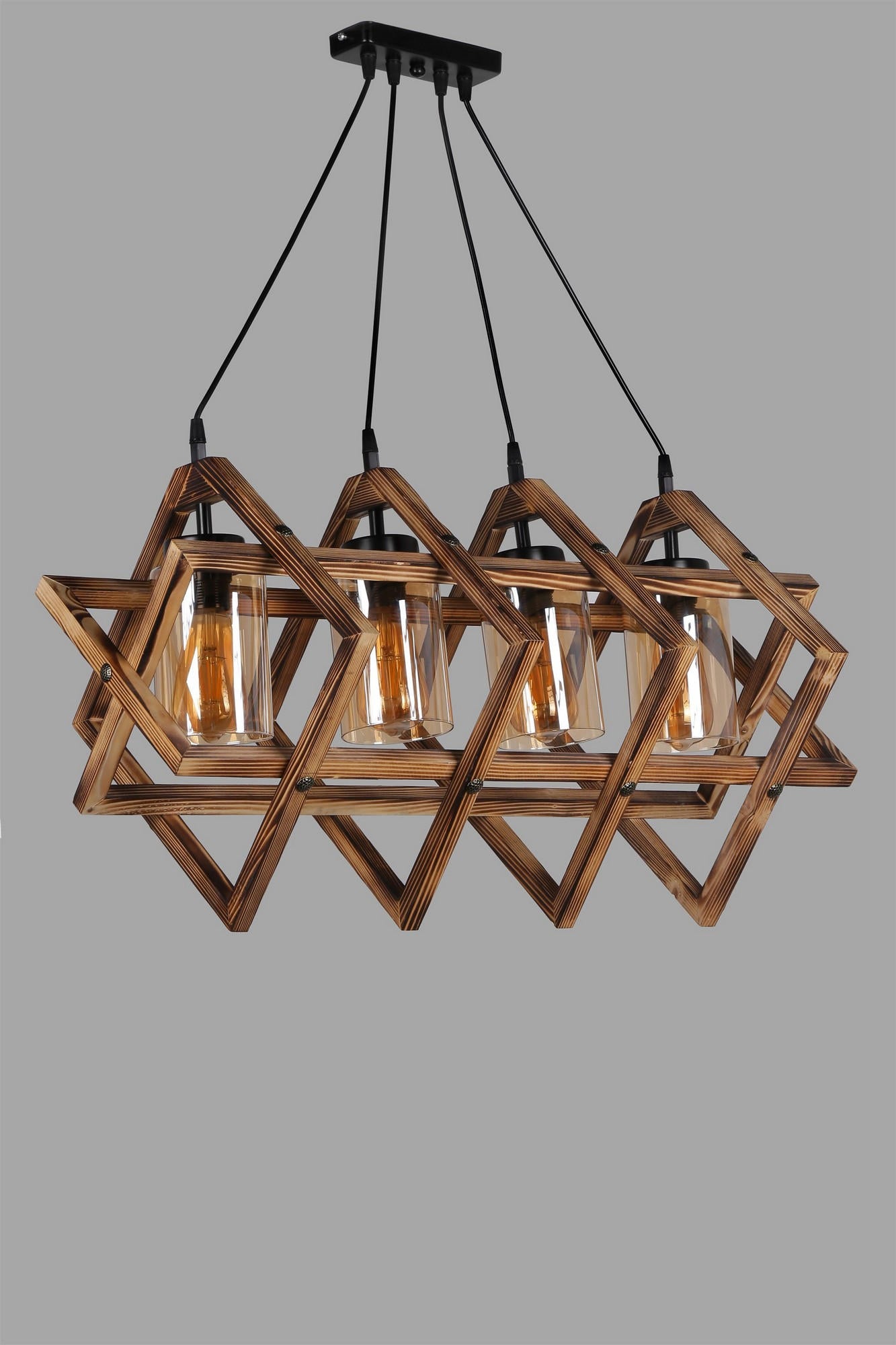 Candeeiro de Teto  - Berlin - Marrom