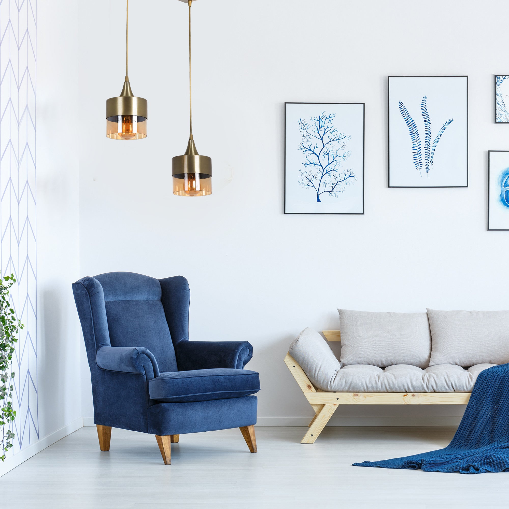 Candeeiro de Teto  - Sahra - Vintage