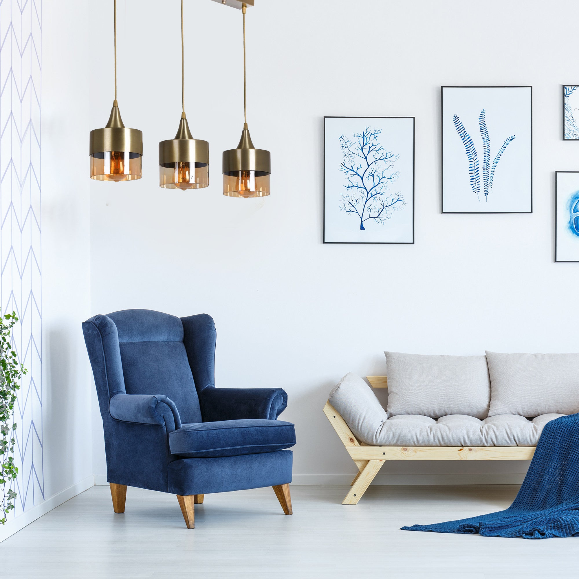 Candeeiro de Teto  - Sahra - Vintage