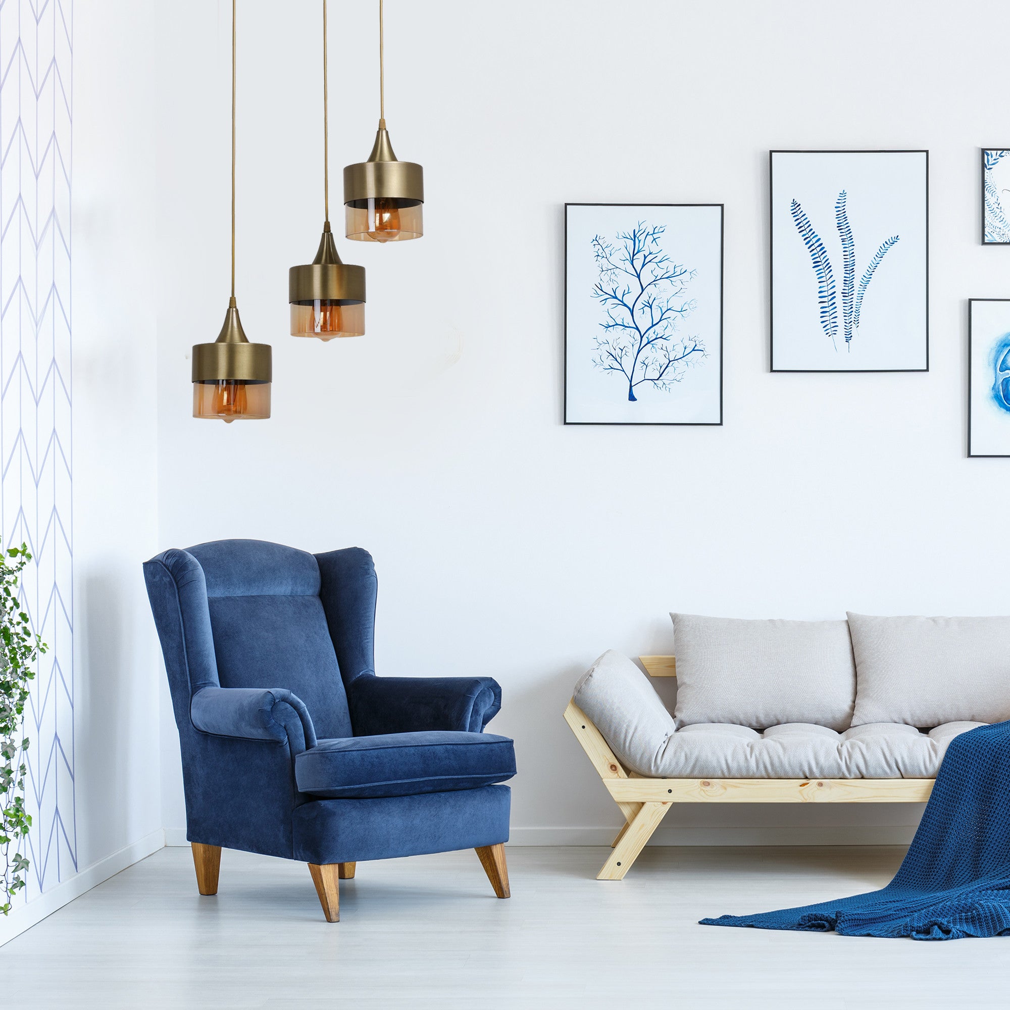 Candeeiro de Teto  - Sahra - Vintage