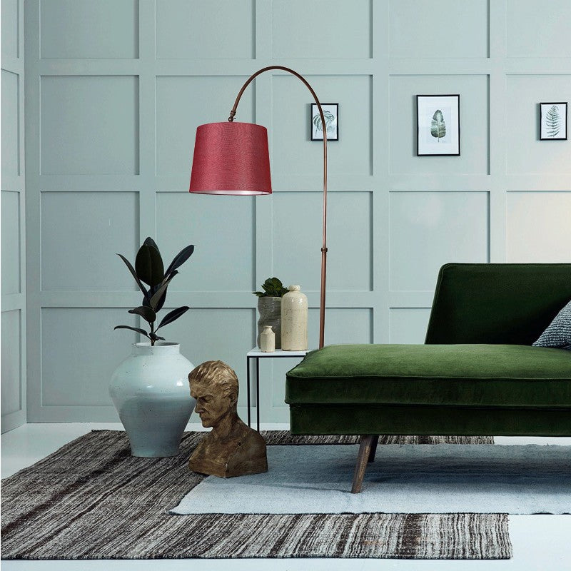 Candeeiro de Pé – 200 cm – Vermelho Escarlate – Metal