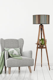 Candeeiro de Pé – 153 cm – Multicolorido – Madeira