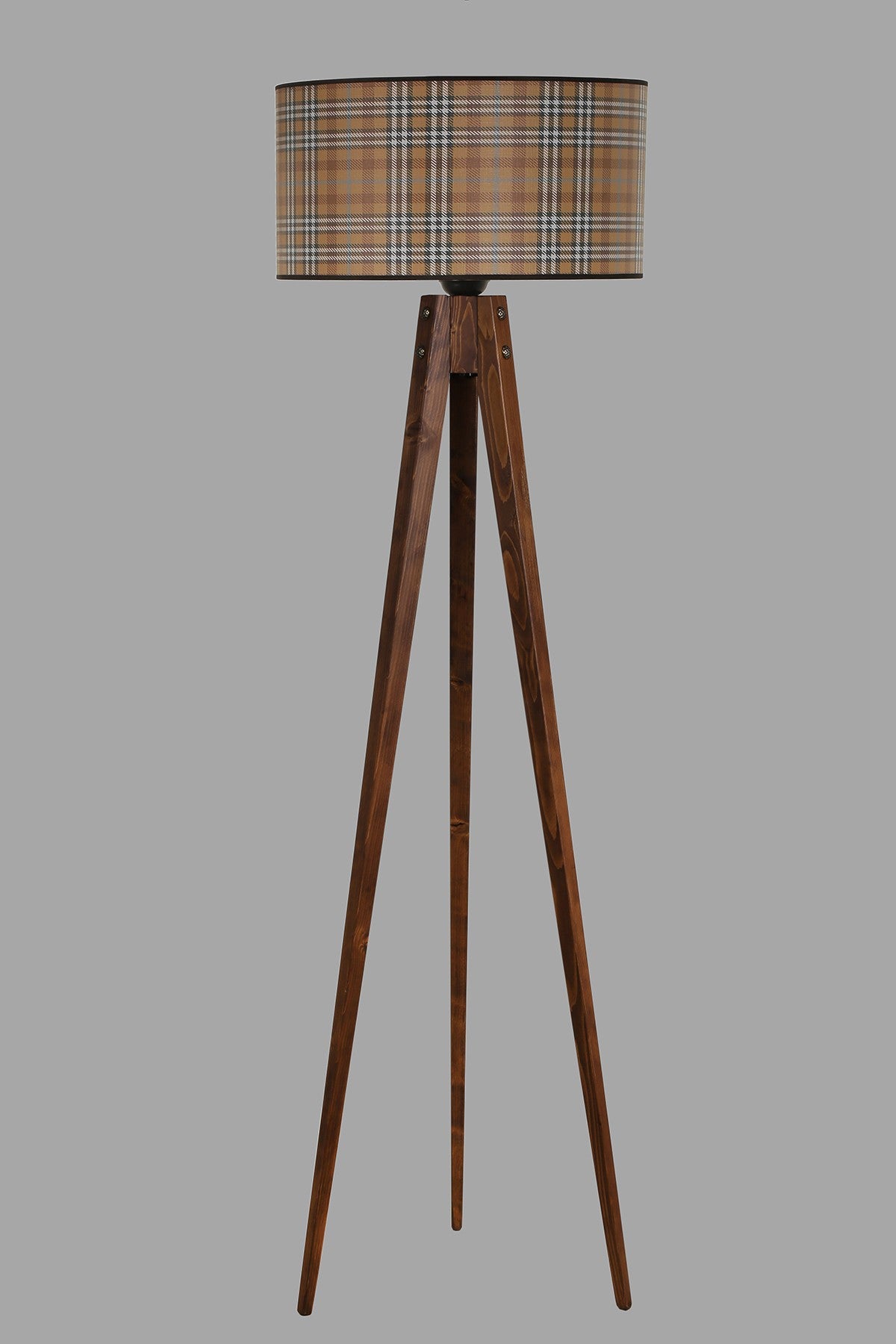 Candeeiro de Pé – 153 cm – Multicolorido – Madeira
