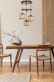 Candeeiro de Teto – 35 cm – Cor vintage – Madeira