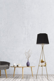 Candeeiro de Pé – 165 cm – Preto – Metálico com Cúpula de Tecido