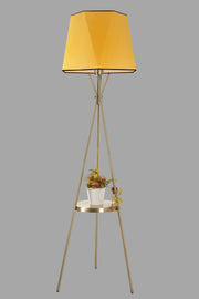 Candeeiro de Pé – 165 cm – Mostarda – Metal