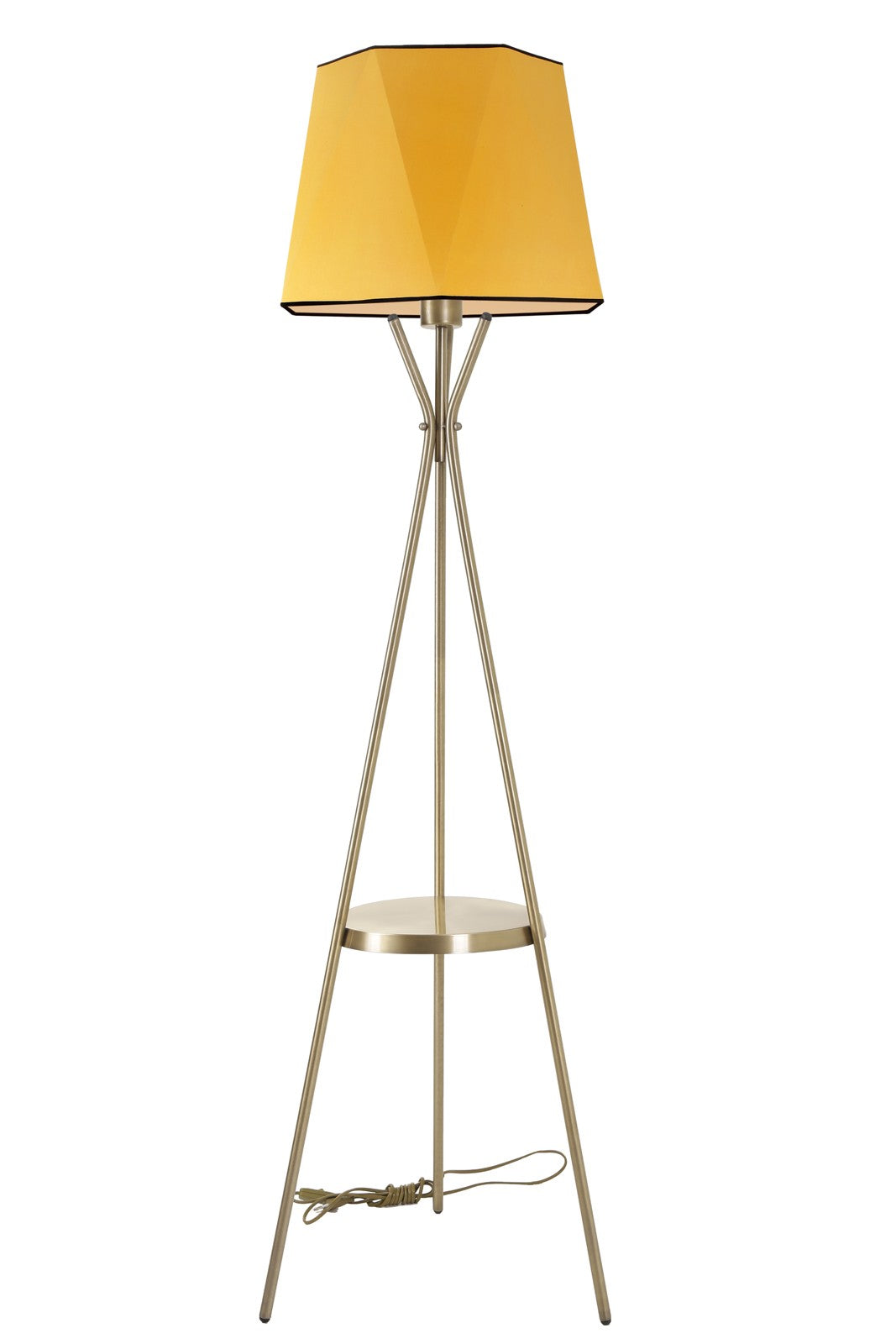 Candeeiro de Pé – 165 cm – Mostarda – Metal