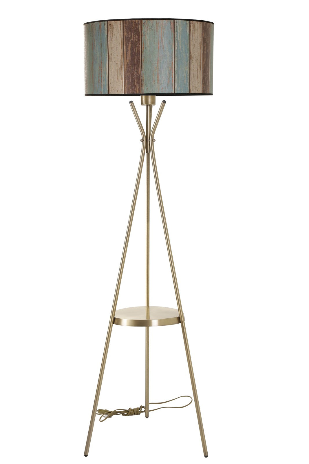 Candeeiro de Pé – 158 cm – Multicolorido – Metal