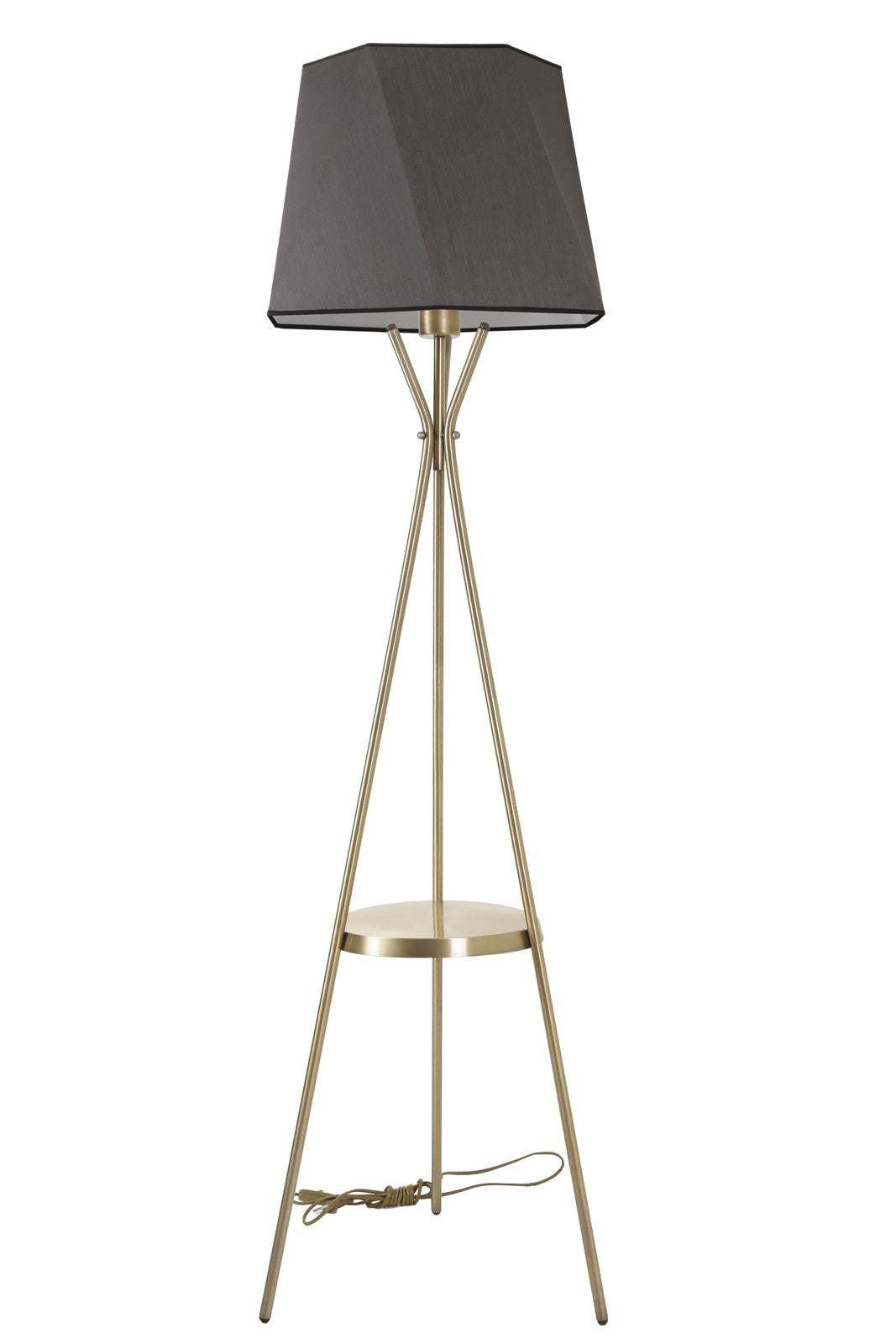 Candeeiro de Pé – 165 cm – Cinza – Metal