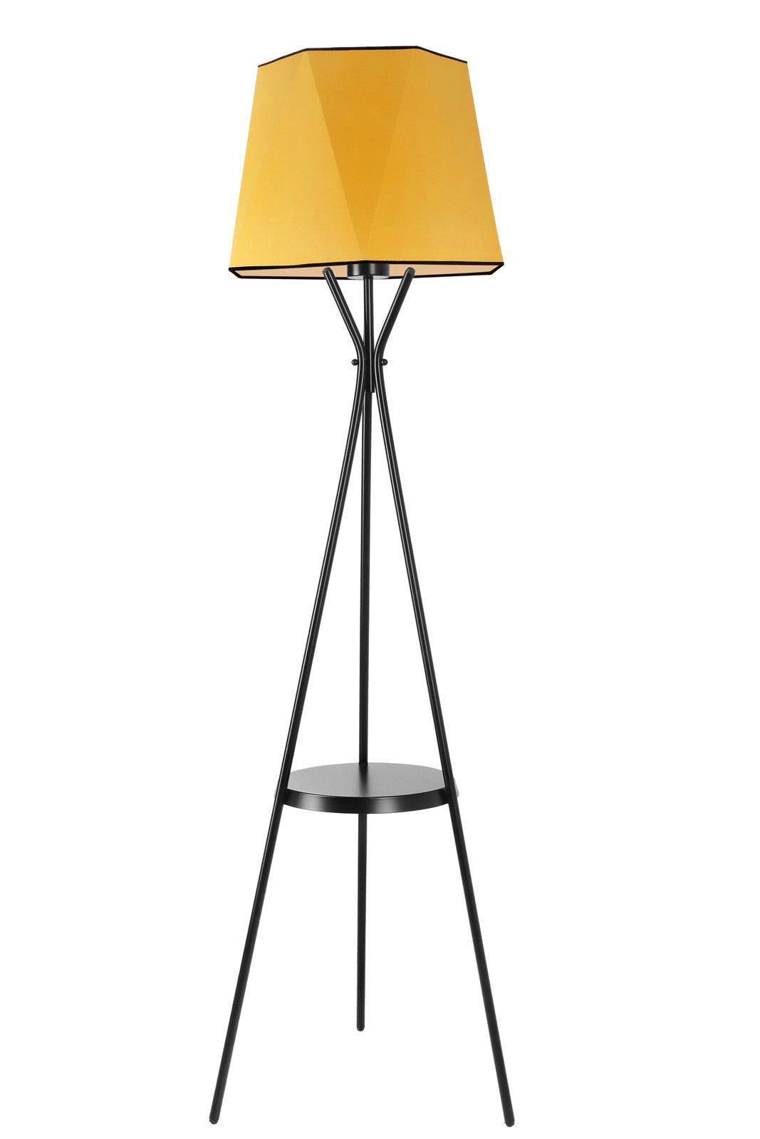 Candeeiro de Pé – 165 cm – Mostarda – Metal