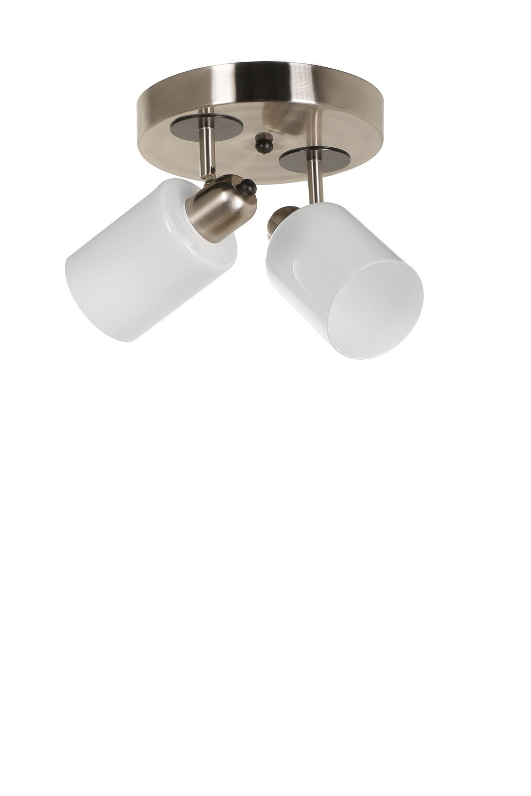 Candeeiro de Teto - 20 cm x 36 cm - Branco - Metal