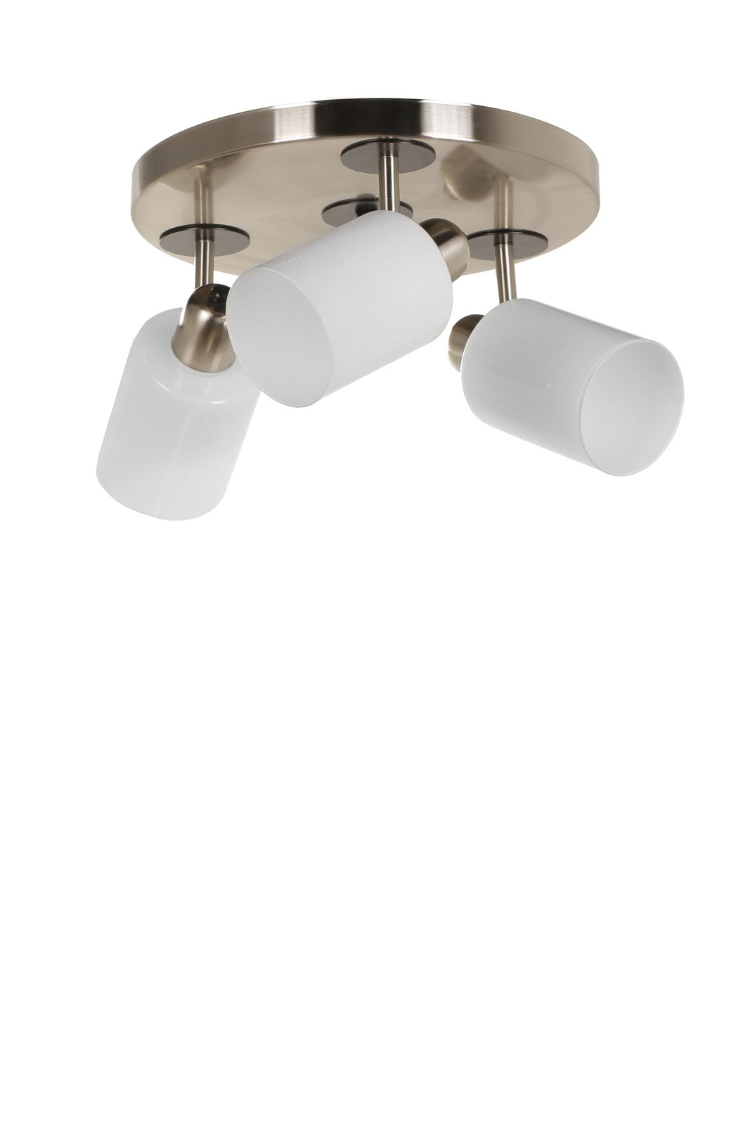 Candeeiro de Teto – 30 cm diâmetro – Branco – Metal