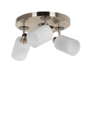 Candeeiro de Teto – 30 cm diâmetro – Branco – Metal