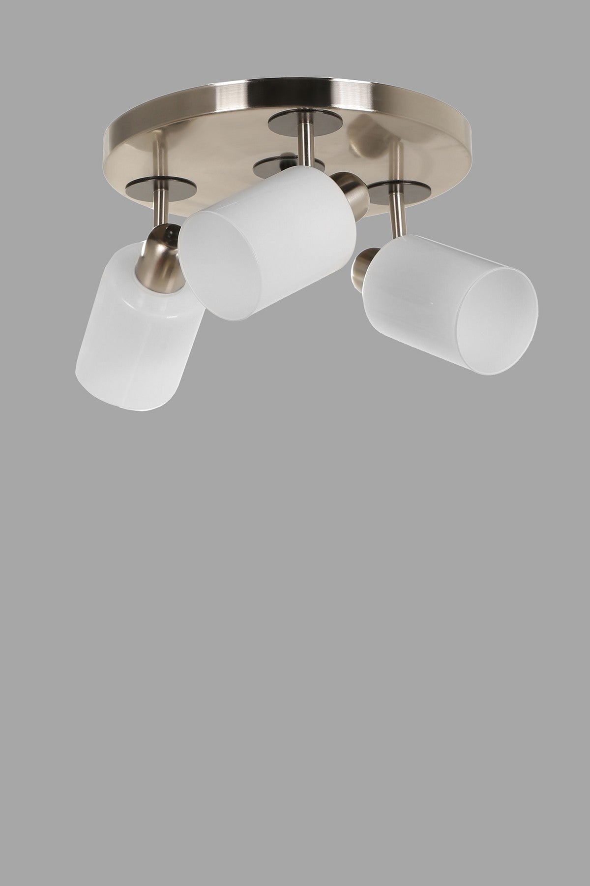 Candeeiro de Teto – 30 cm diâmetro – Branco – Metal