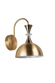 Candeeiro de Parede – Ø20 x 14 cm – Dourado – Metal