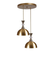 Candeeiro de Teto – Altura Ajustável 20-70 cm – Dourado – Metal