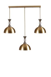 Candeeiro de Teto Dourado Elegante – Altura Ajustável 20-70 cm – Ø20 cm – Metal