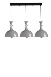 Candeeiro de Teto ajustável – Ø20 cm – Cinza e Preto – Metal