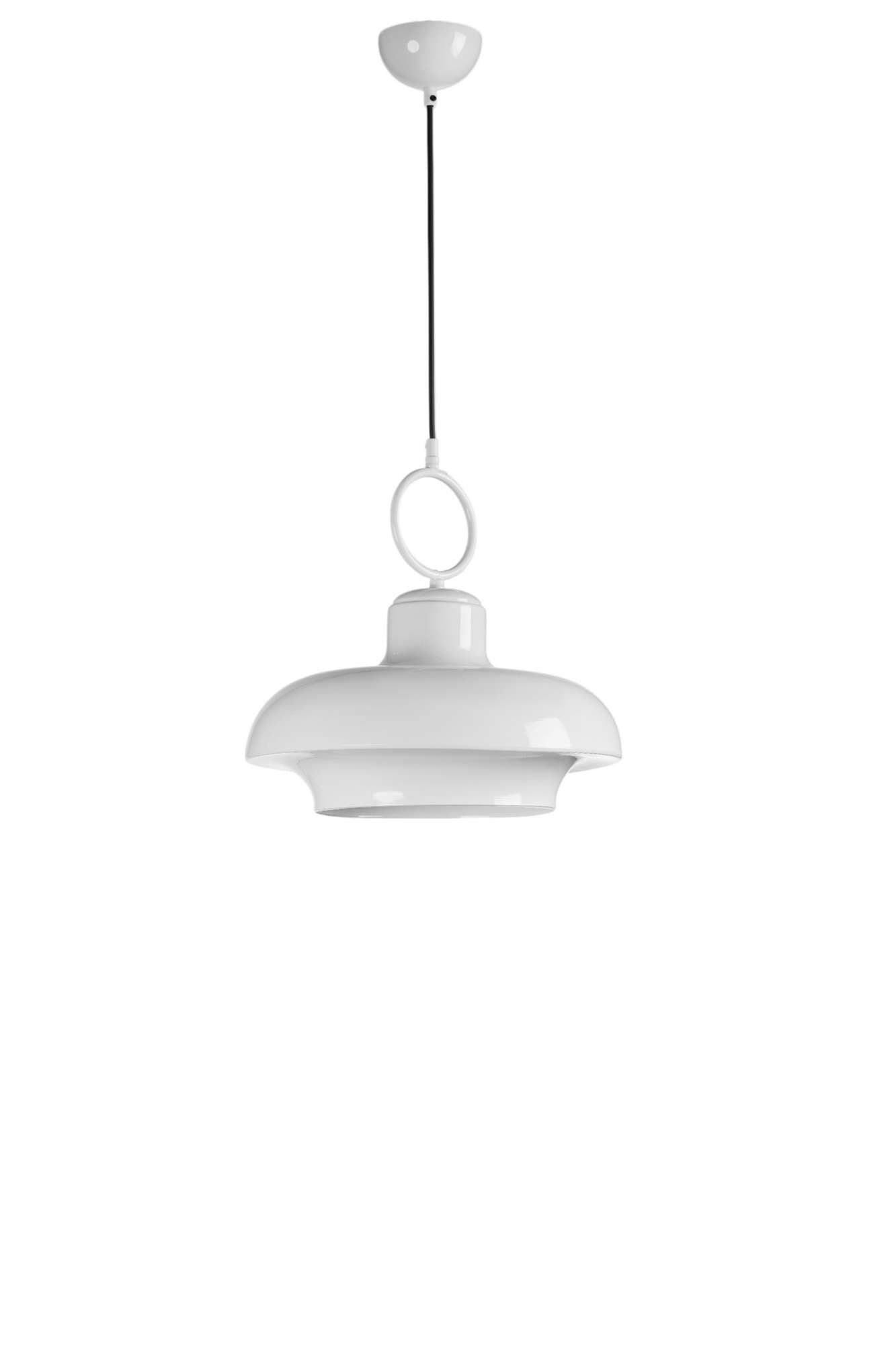 Candeeiro de Teto – Altura Ajustável 21-70 cm – Branco – Metal