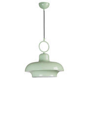 Candeeiro de Teto elegante – altura ajustável de 21 a 70 cm – menta – metal