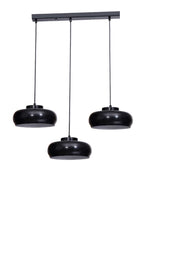 Candeeiro de Teto – 21 a 70 cm – Preto – Metal