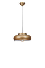 Candeeiro de Teto – altura ajustável de 21 a 70 cm – dourado – metal