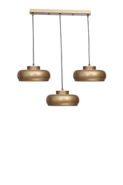 Candeeiro de Teto – Altura Ajustável 21-70 cm – Dourado – Metal