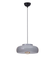 Candeeiro de Teto ajustável – Ø40 cm – cinza e preto – metal